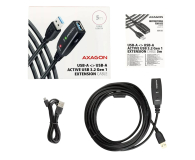 Axagon ADR-305, USB 3.2 Gen 1 A-M - A-F, repeater kabel, 5m - 1353400 - zdjęcie 2
